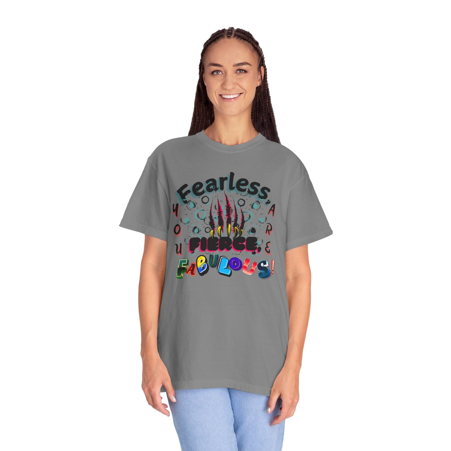 Fearless Feline Claw Ripping Comfort Colors T-shirt