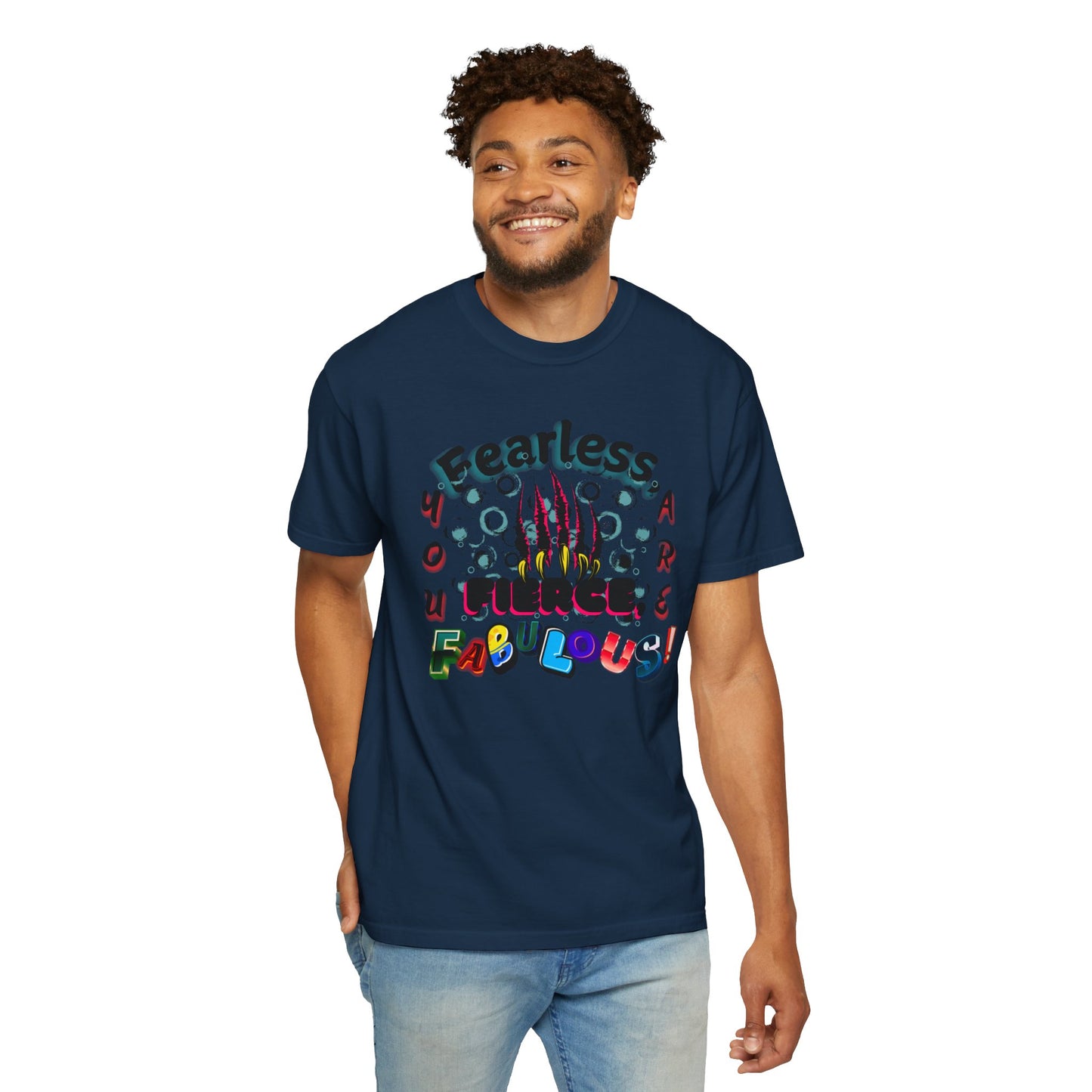 Fearless Feline Claw Ripping Comfort Colors T-shirt