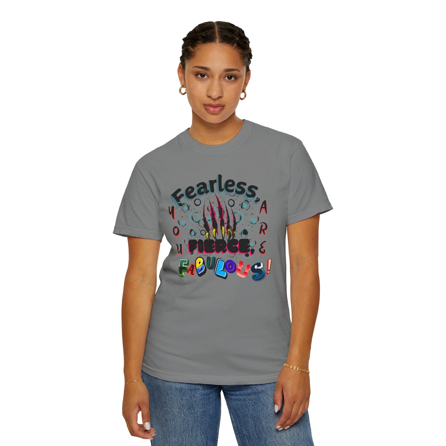 Fearless Feline Claw Ripping Comfort Colors T-shirt