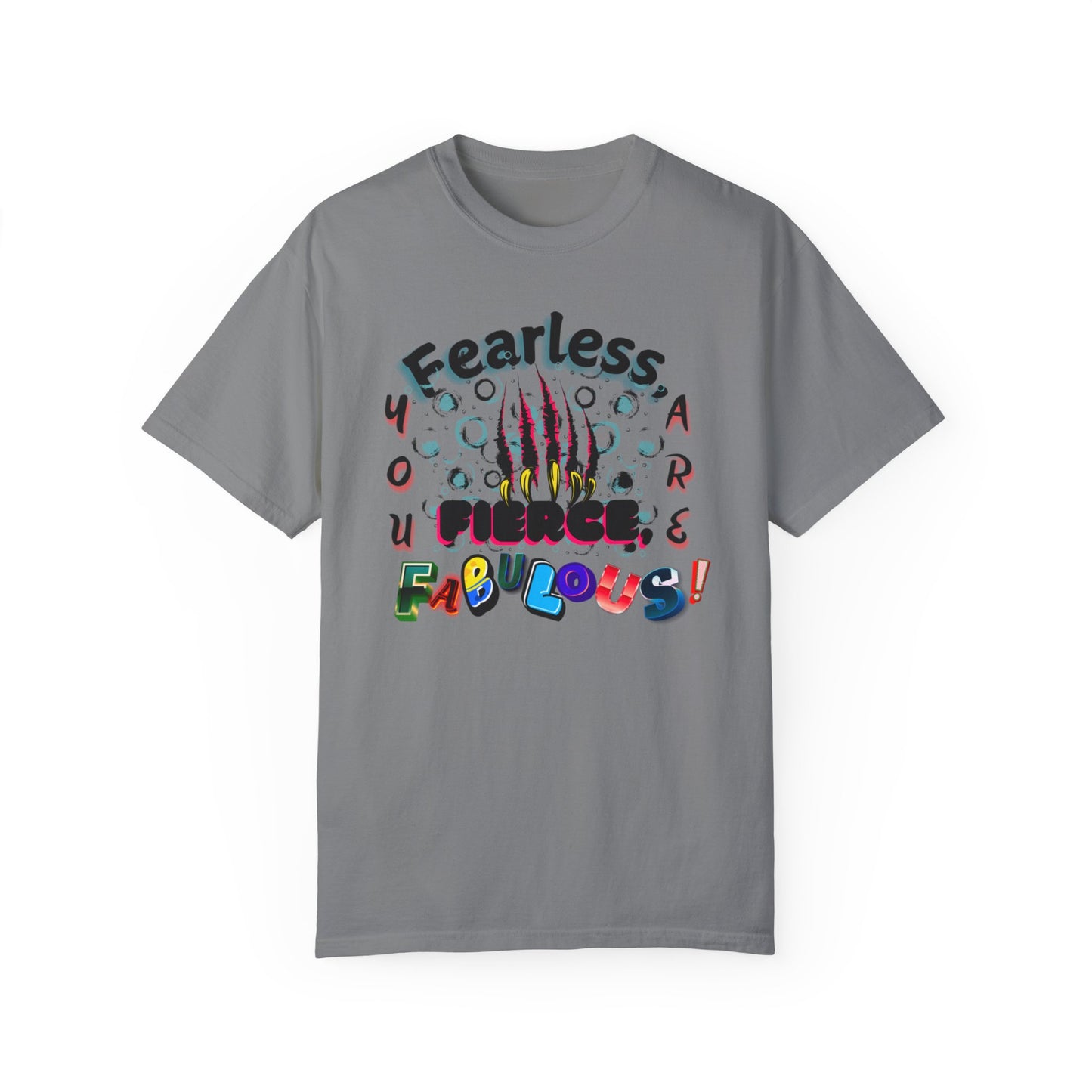 Fearless Feline Claw Ripping Comfort Colors T-shirt