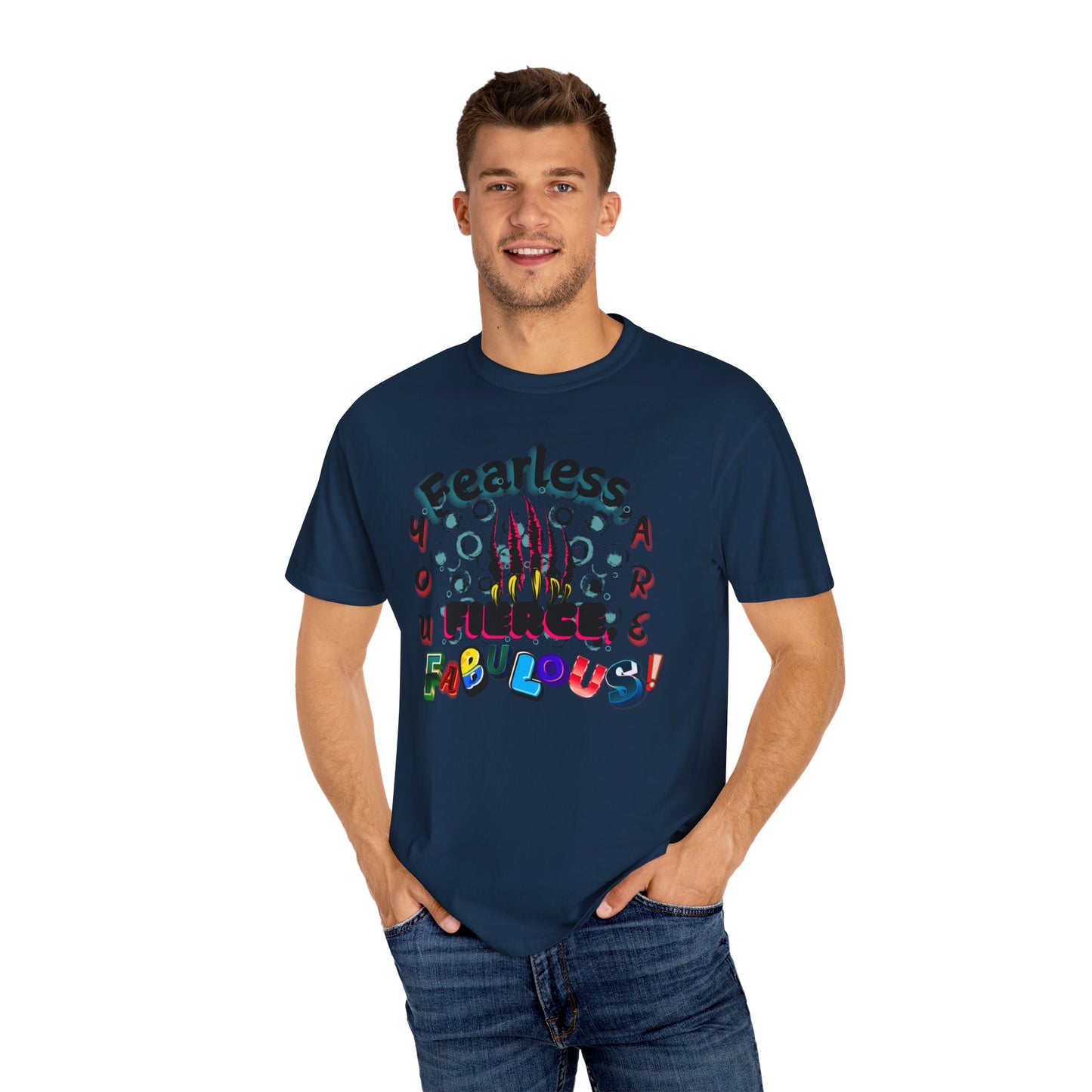 Fearless Feline Claw Ripping Comfort Colors T-shirt