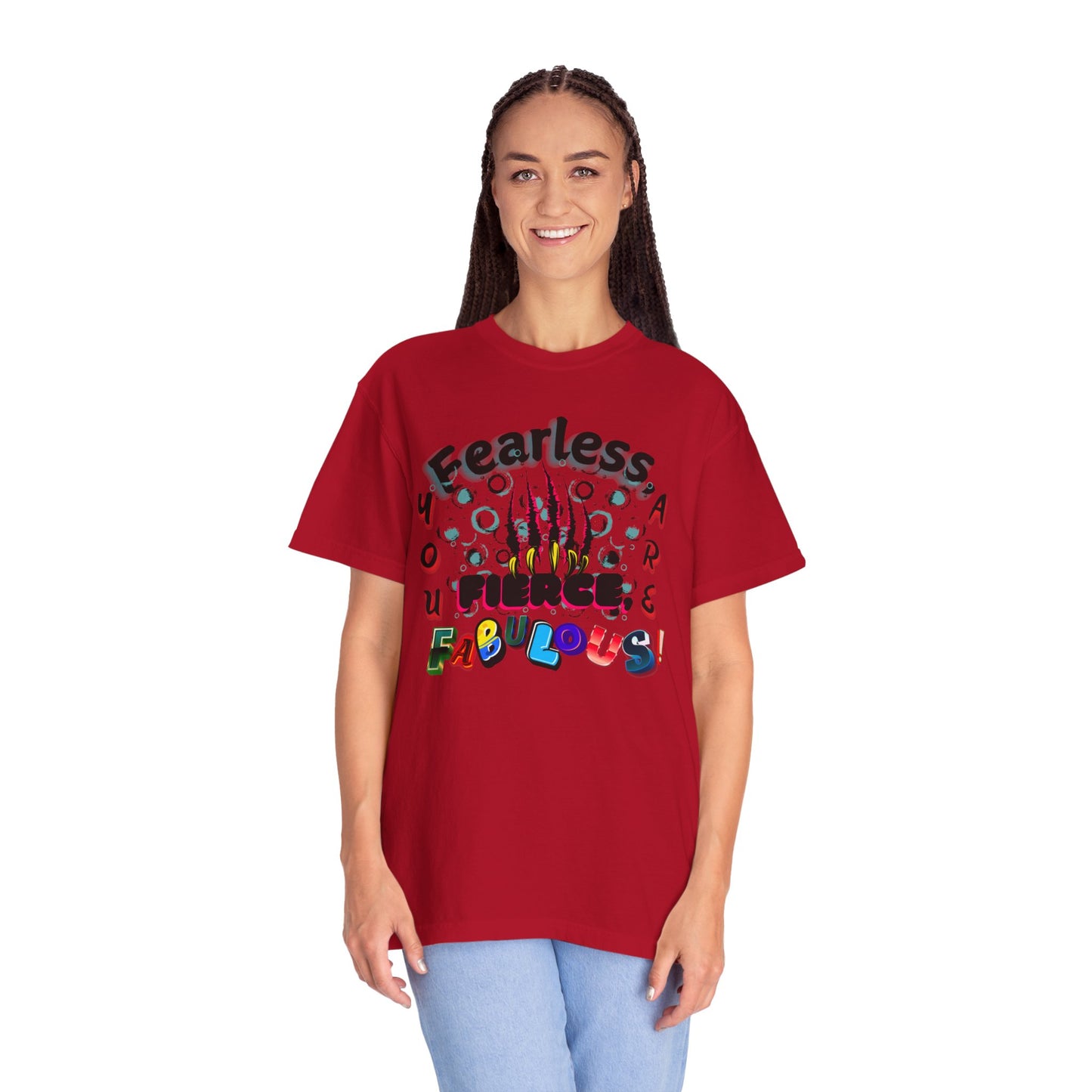 Fearless Feline Claw Ripping Comfort Colors T-shirt