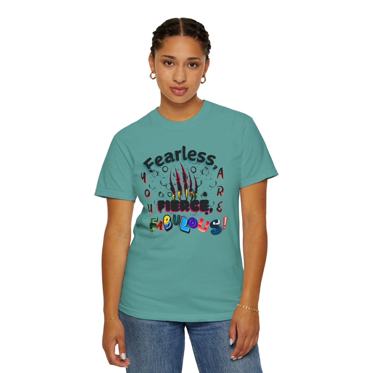 Fearless Feline Claw Ripping Comfort Colors T-shirt