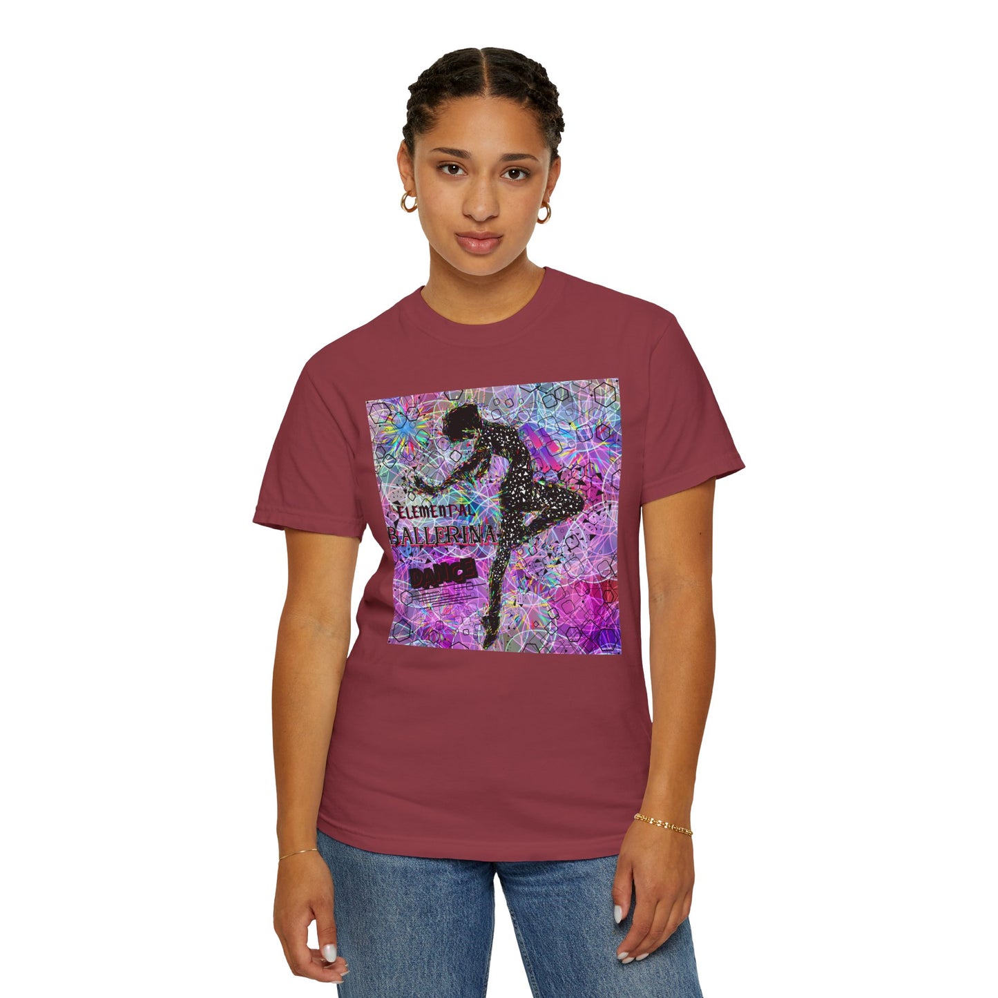 Ballerina Dance Elemental Patterns T-Shirt