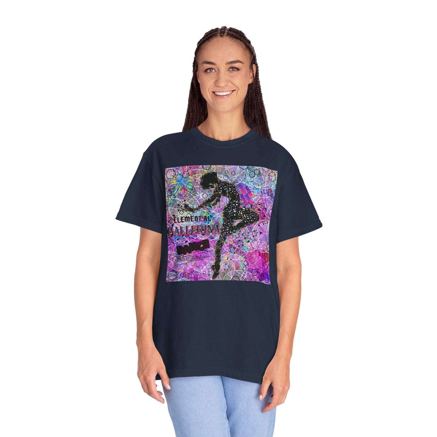 Ballerina Dance Elemental Patterns T-Shirt