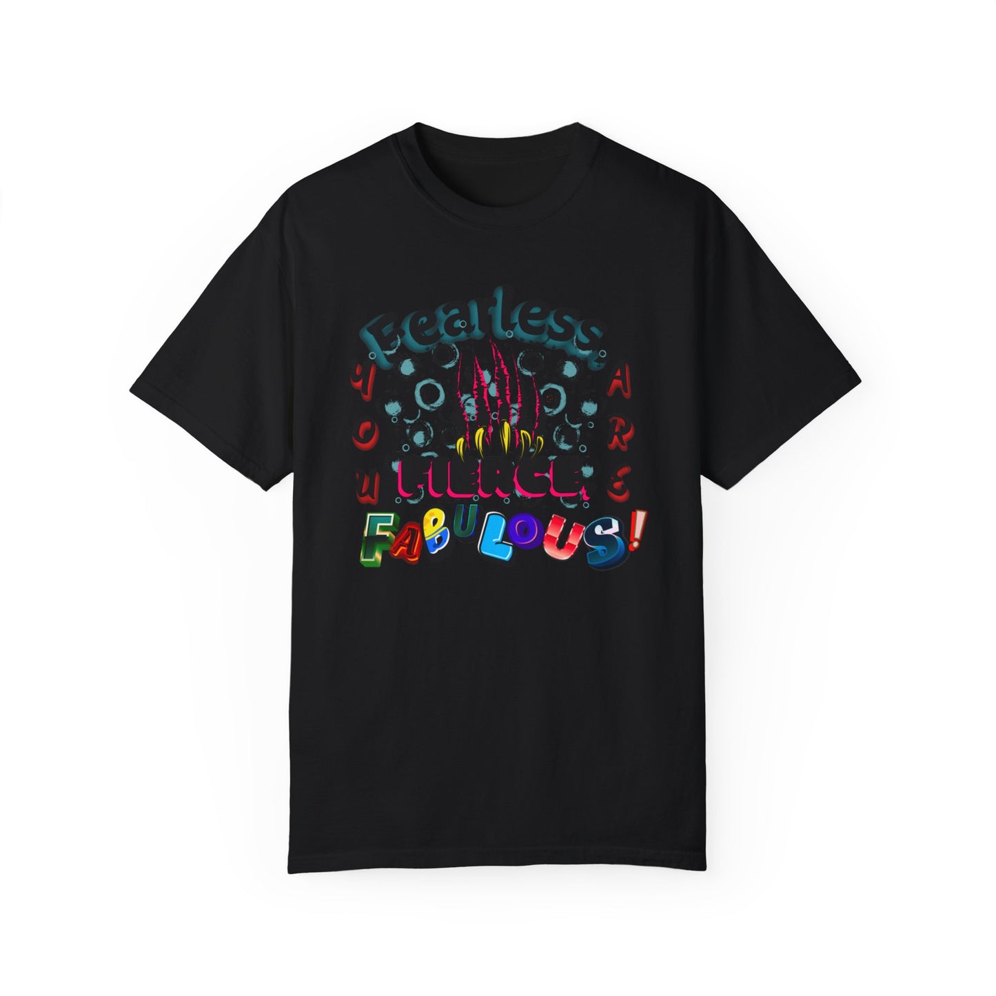 Fearless Feline Claw Ripping Comfort Colors T-shirt