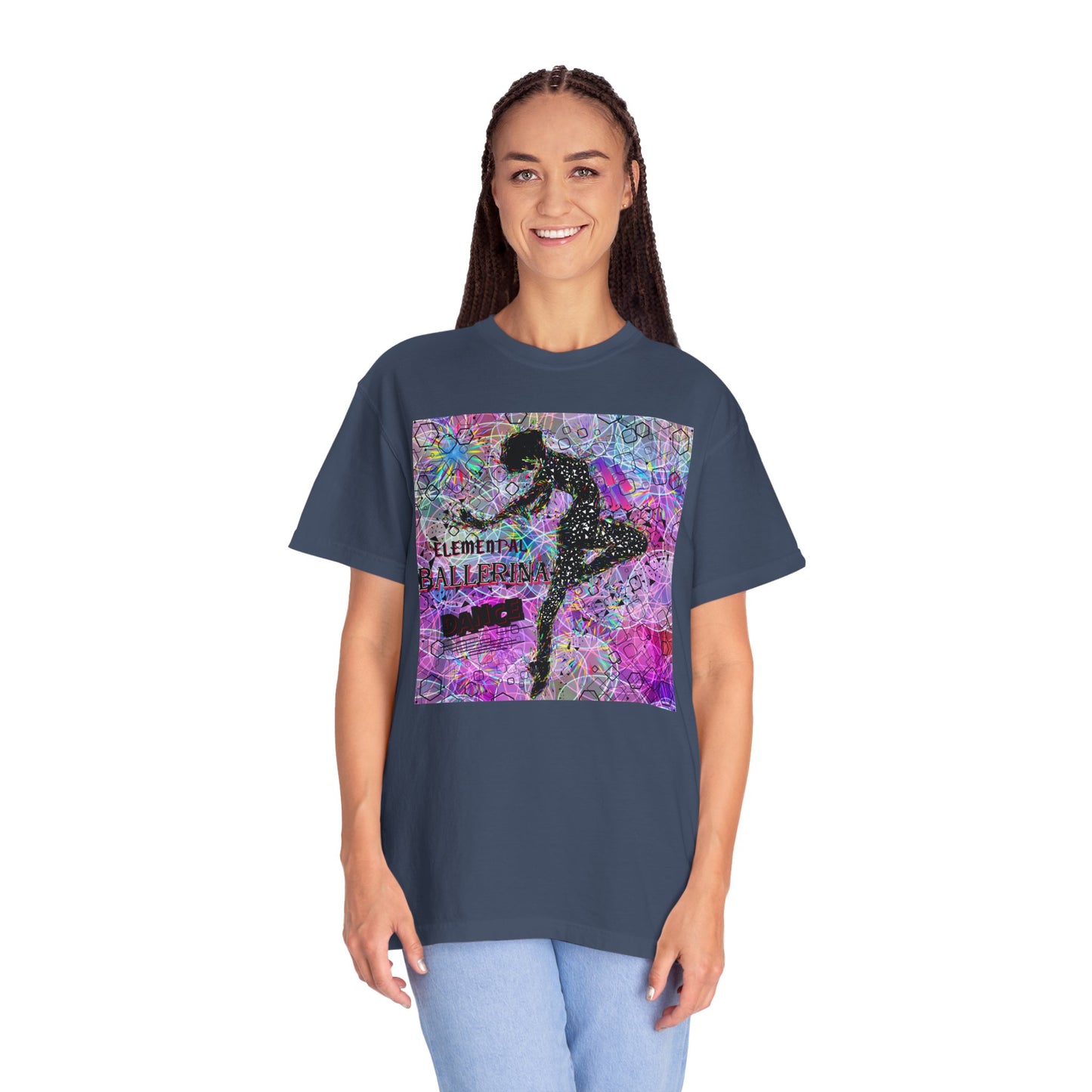 Ballerina Dance Elemental Patterns T-Shirt