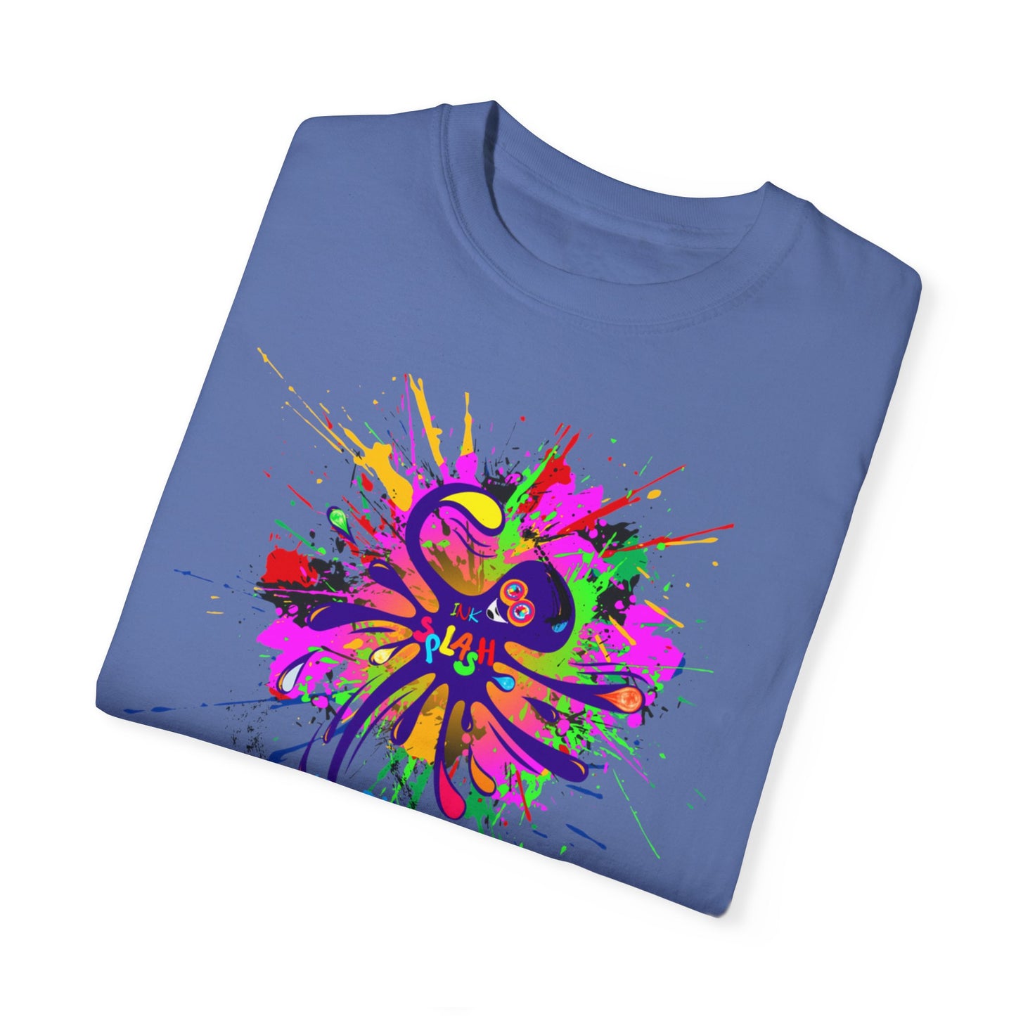 Octopus Ink-Splash Comfort Colors T-Shirt