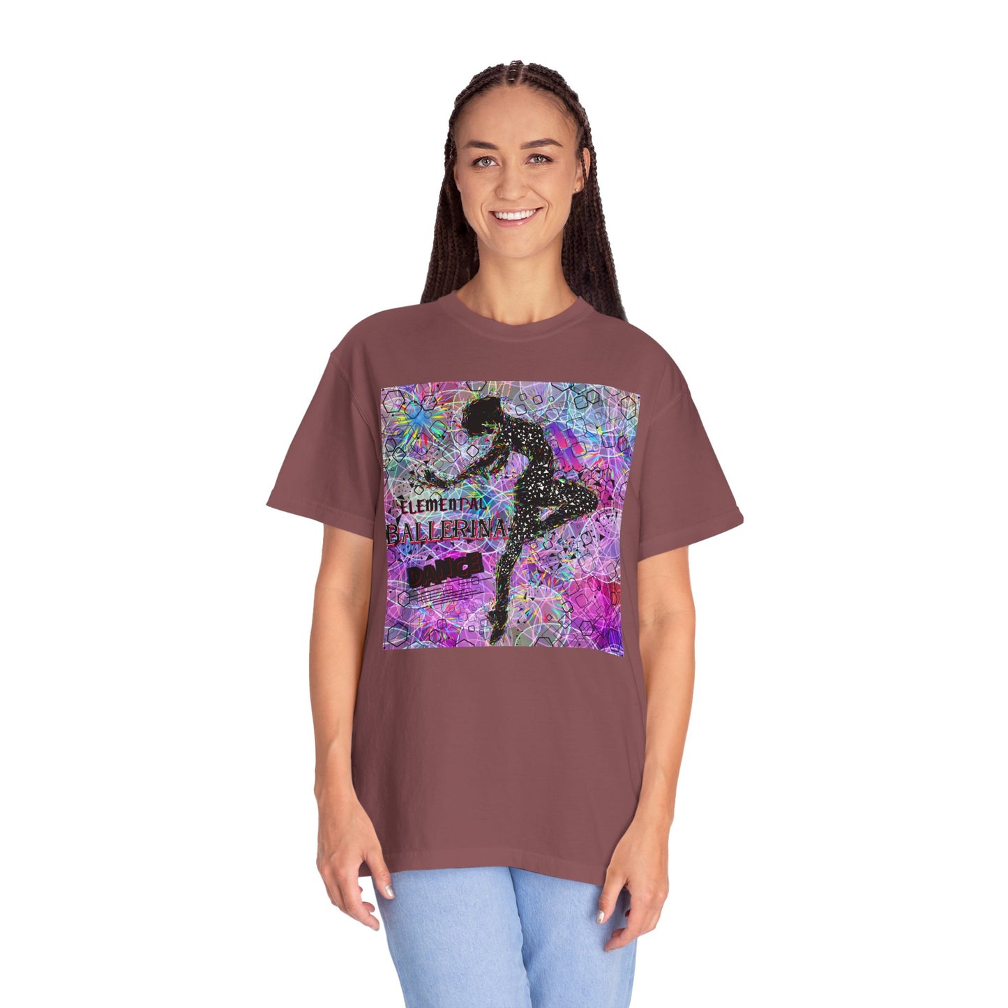 Ballerina Dance Elemental Patterns T-Shirt