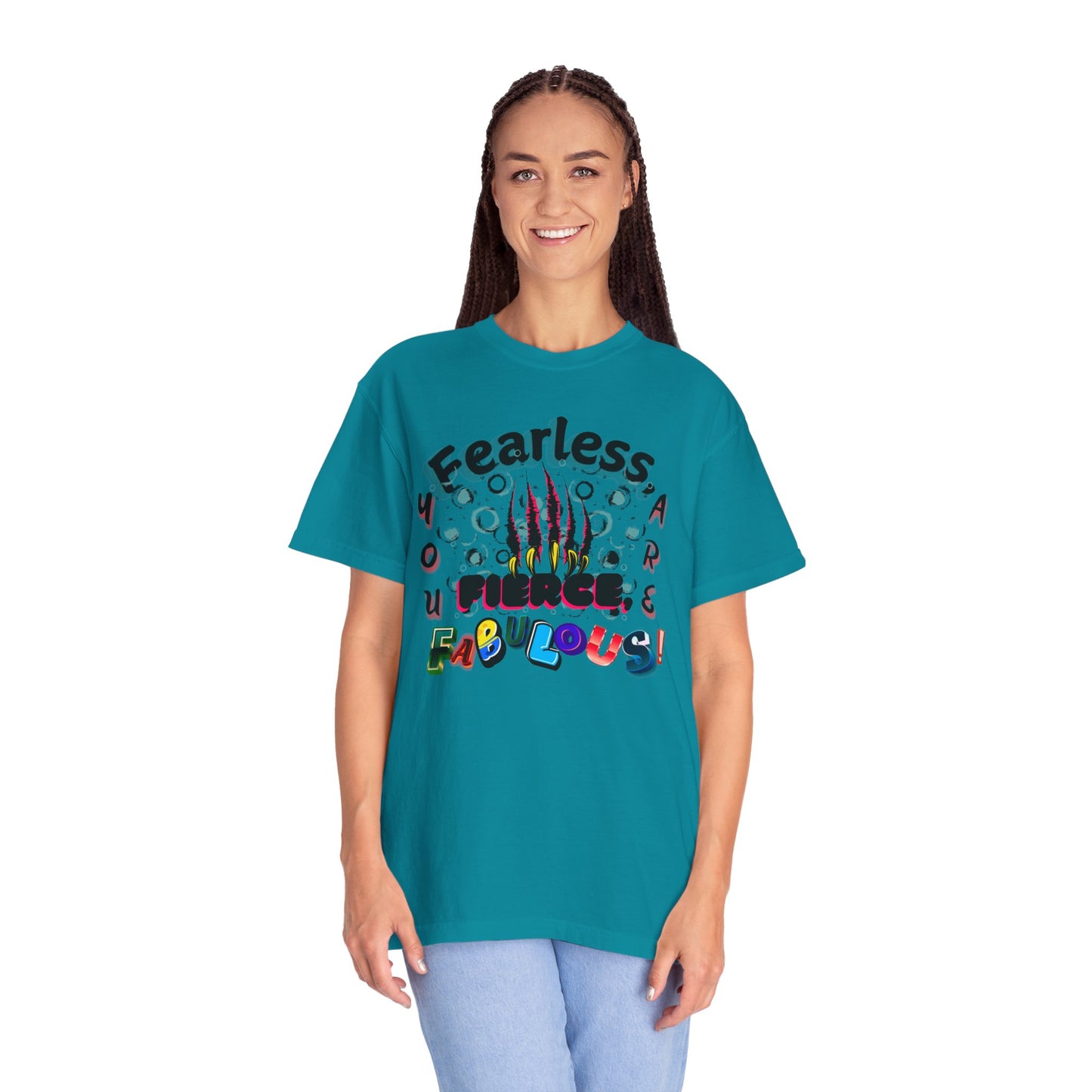 Fearless Feline Claw Ripping Comfort Colors T-shirt