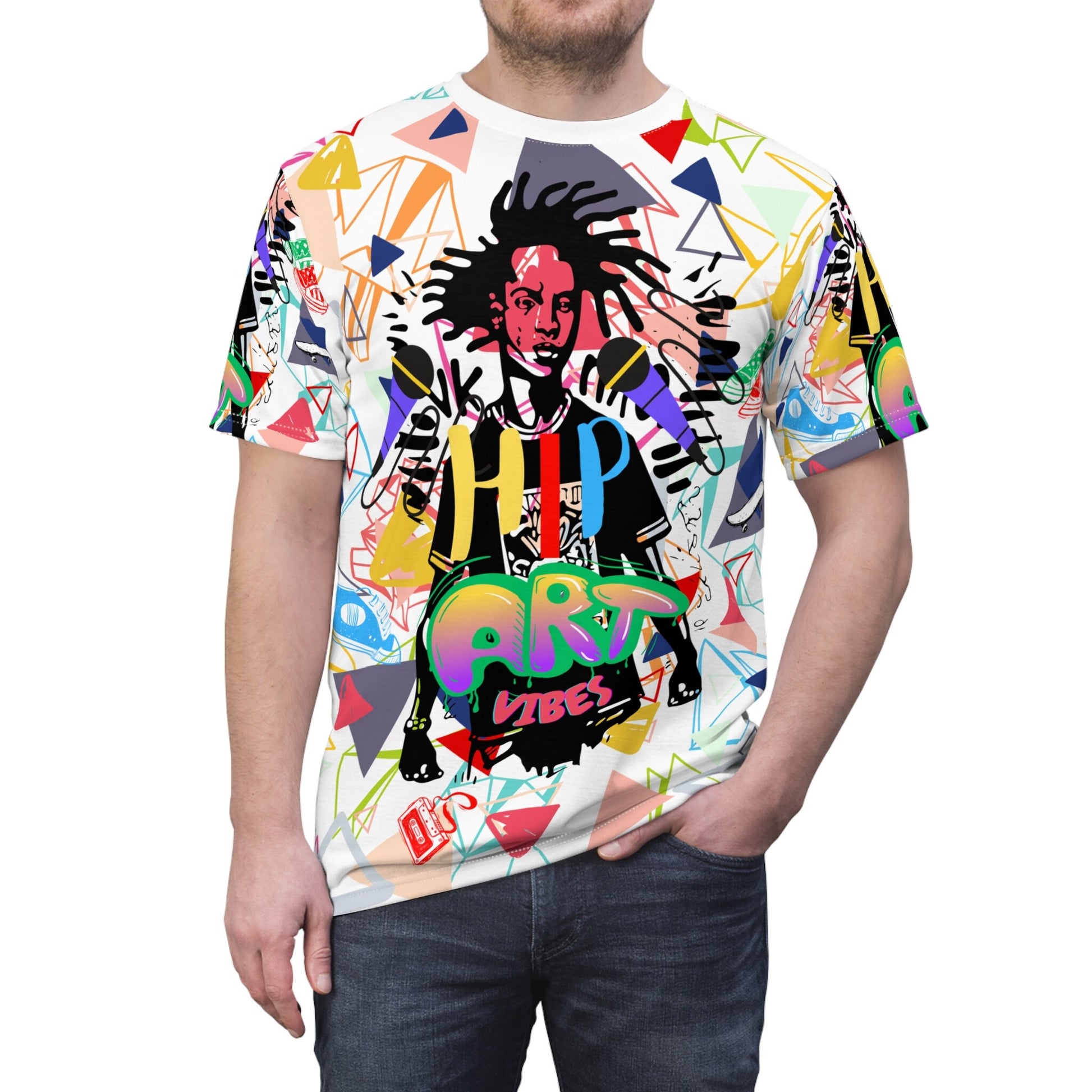 Brilliant Hip Art Vibes Art Unisex Cut & Sew T-Shirt
