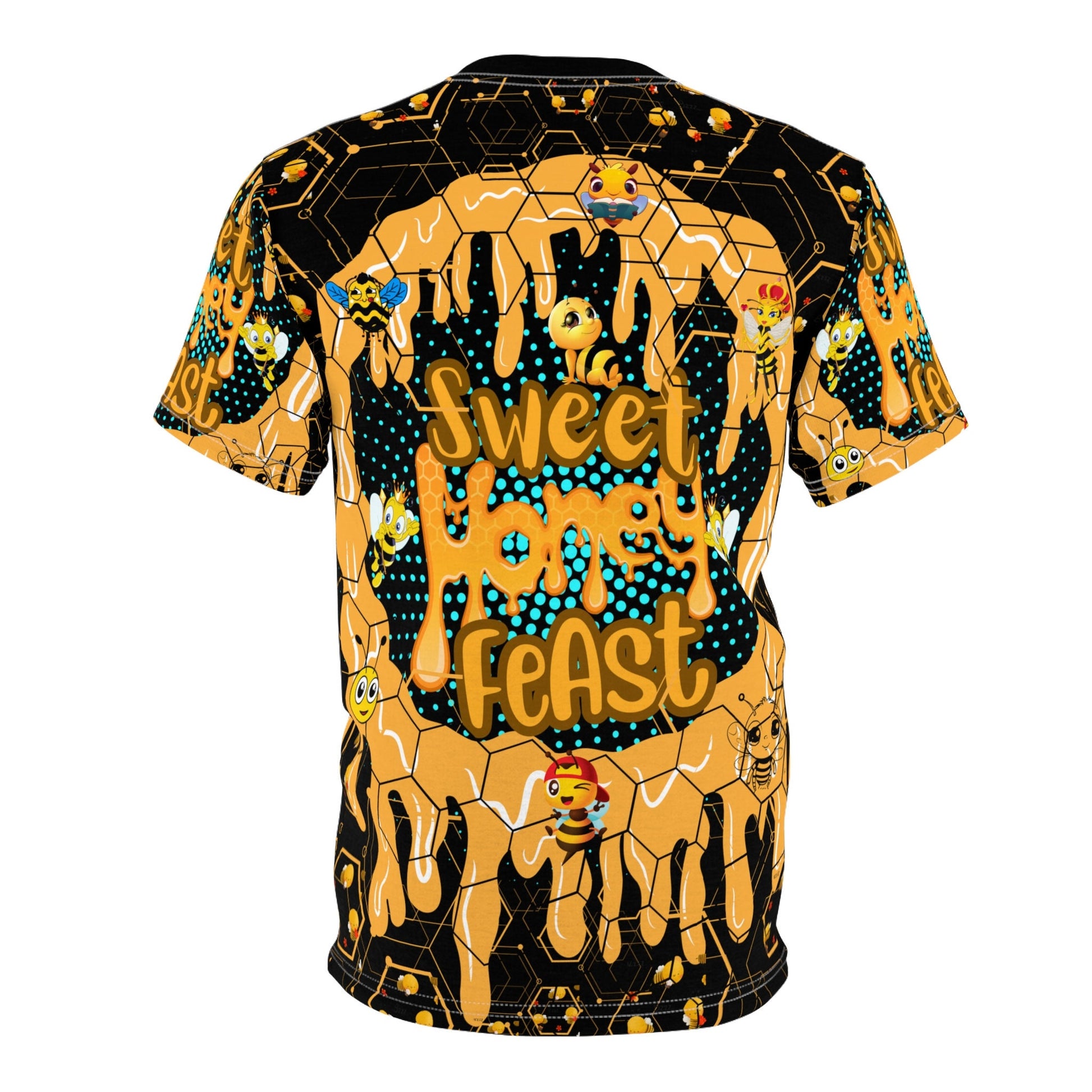 Sweet Golden Honey Feast Unisex Cut & Sew T-Shirt