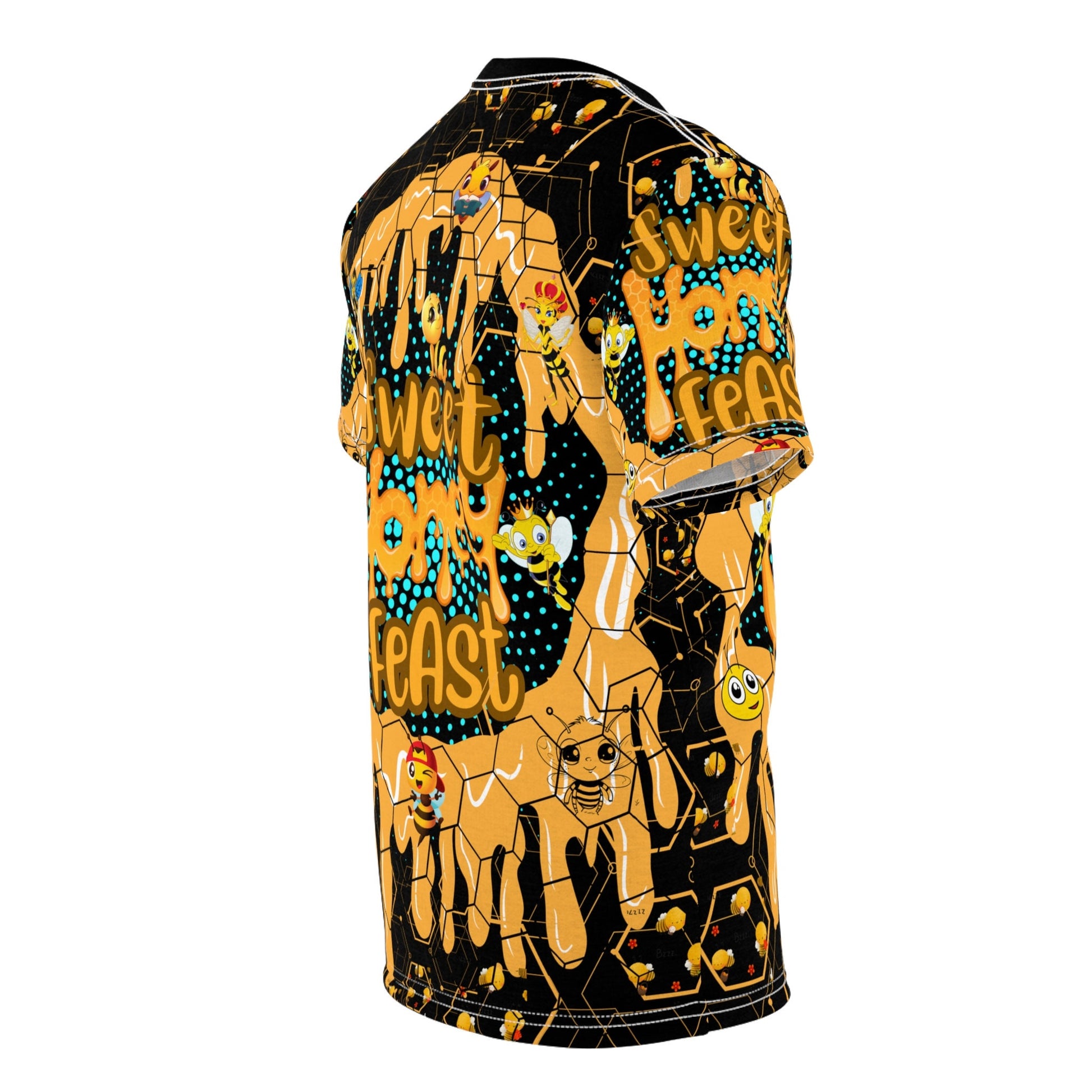 Sweet Golden Honey Feast Unisex Cut & Sew T-Shirt
