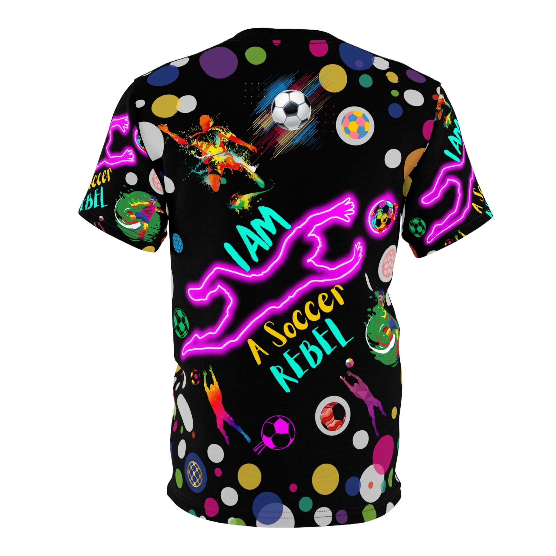 I Am A Soccer Rebel Unisex Cut & Sew T-Shirt