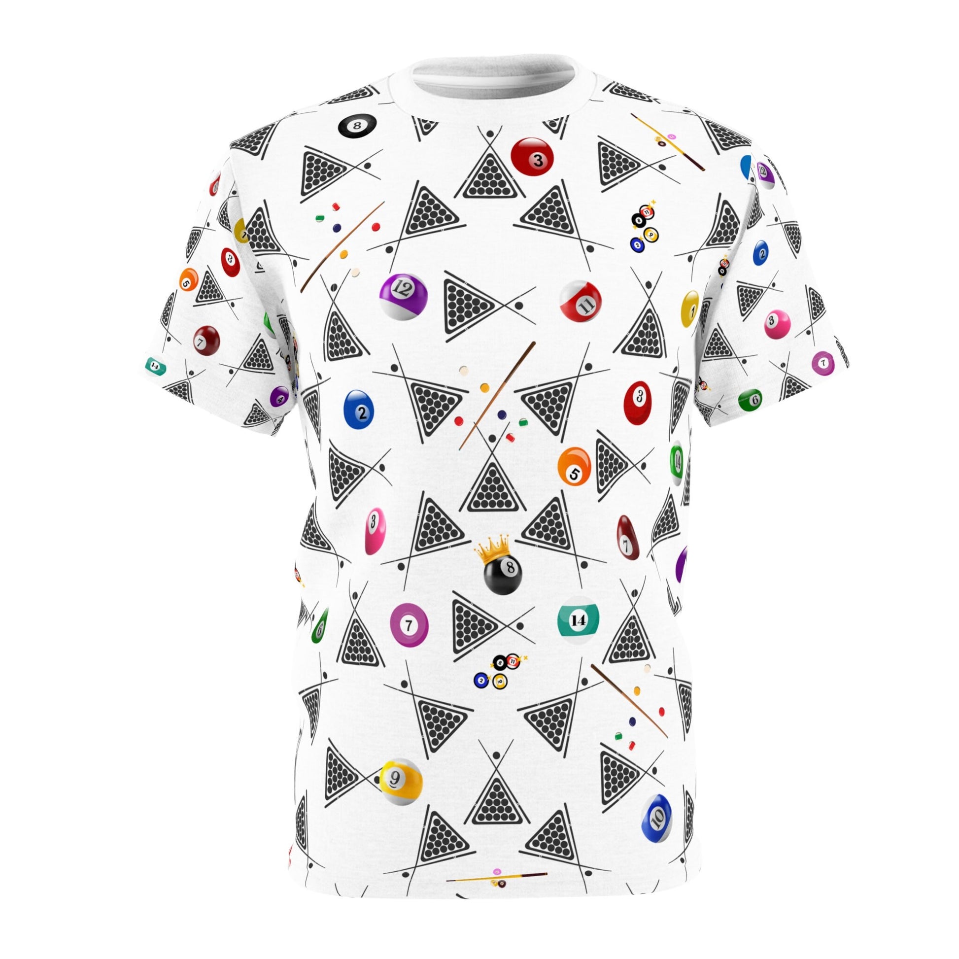 Stunning Champion-Style Billiard "All Over Print" Unisex Cut & Sew T-Shirt