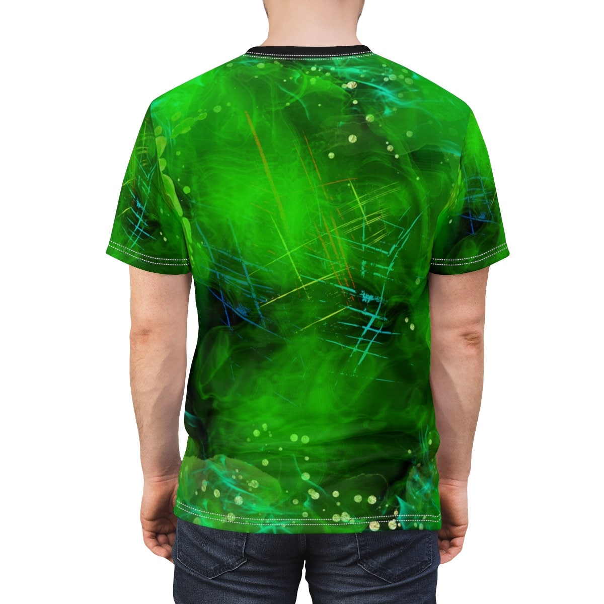 Brilliant! "Hulk" Paint-Splatter All Over Print Unisex Cut & Sew T-Shirt