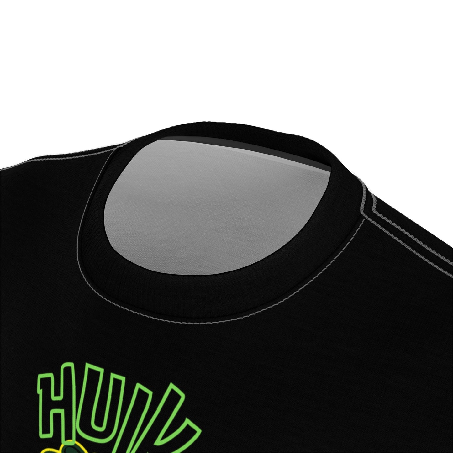 Black "Hulk Smash" All Over Print Unisex Cut & Sew T-Shirt