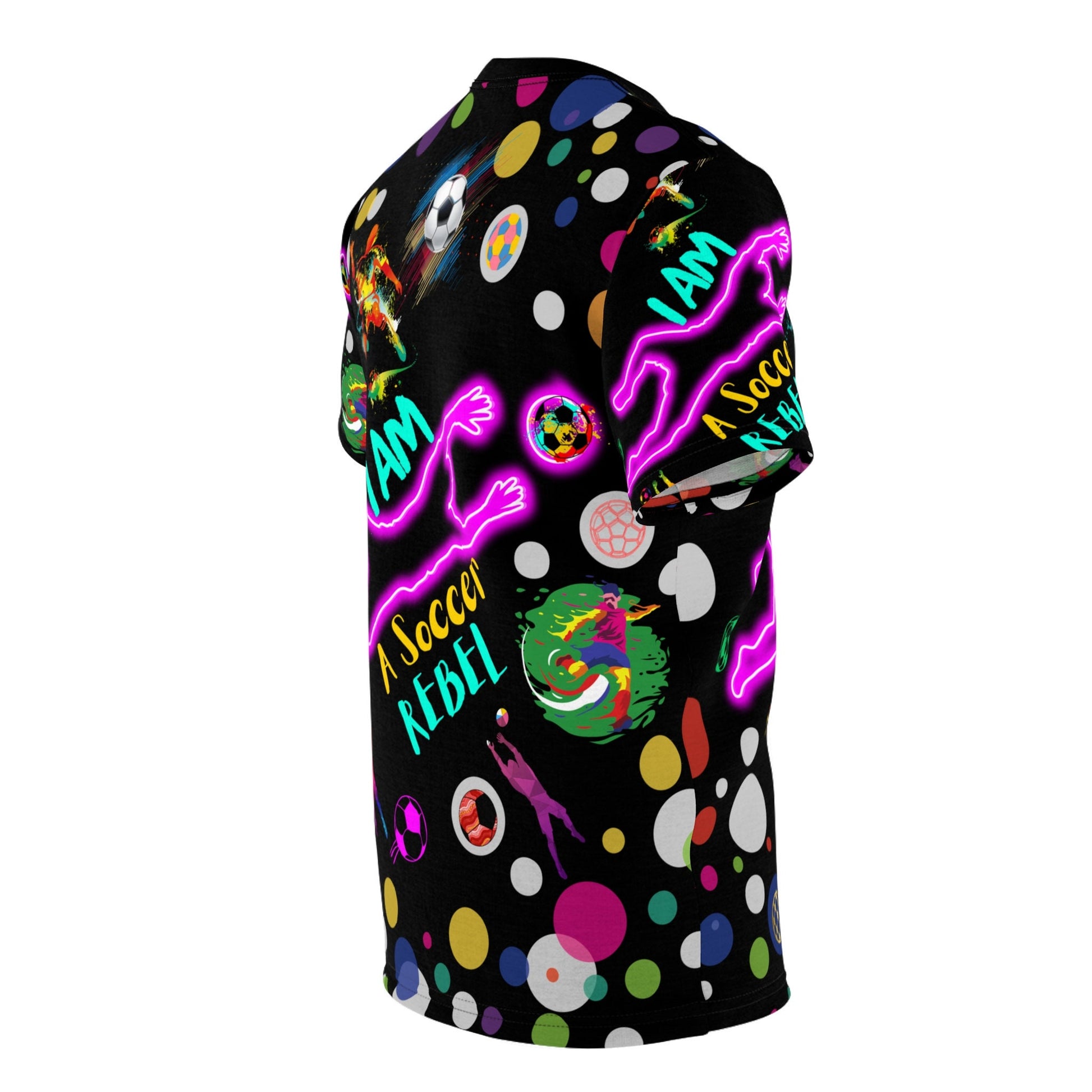 I Am A Soccer Rebel Unisex Cut & Sew T-Shirt