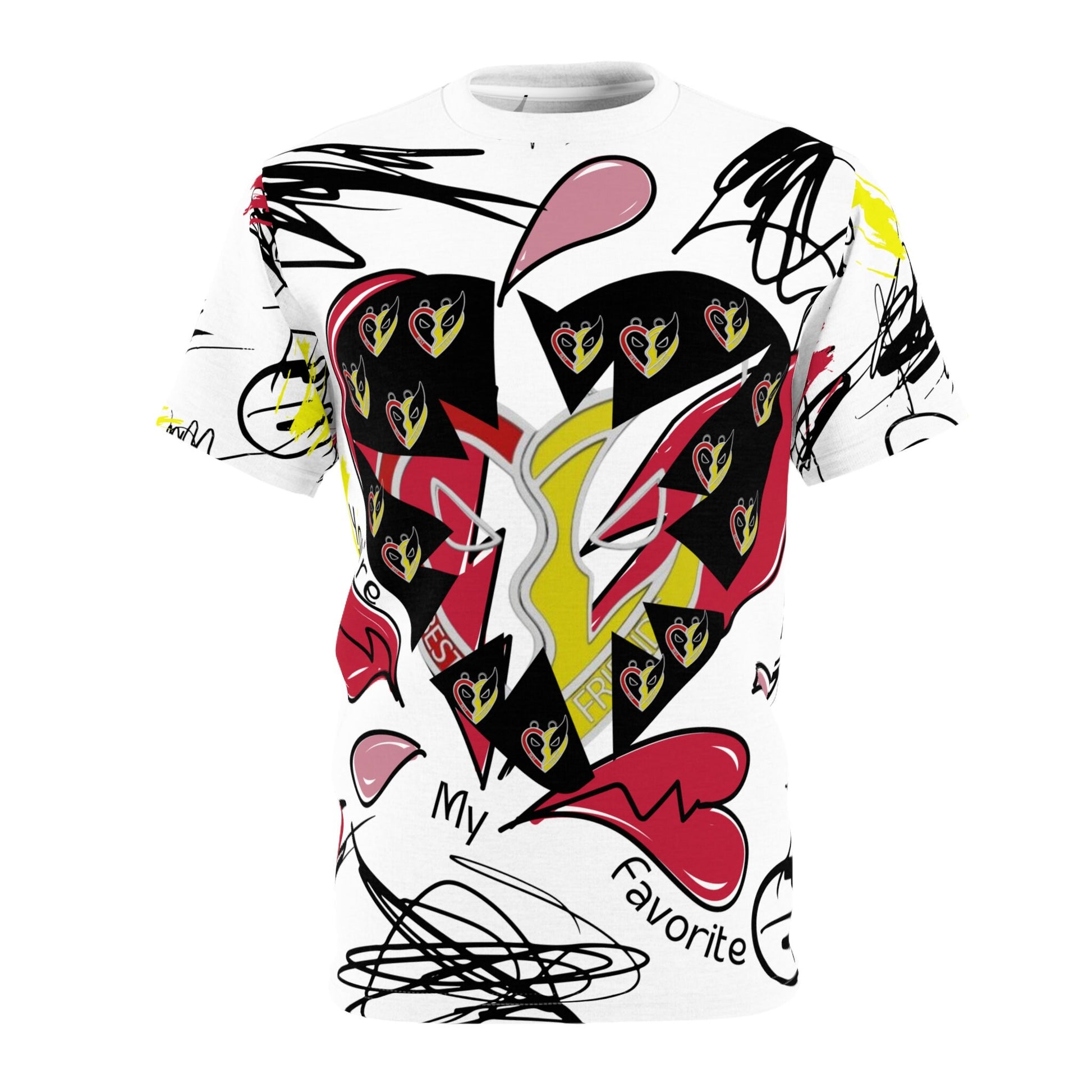 Deadpool Wolverine "You're My Favorite" Unisex Cut & Sew T-Shirt