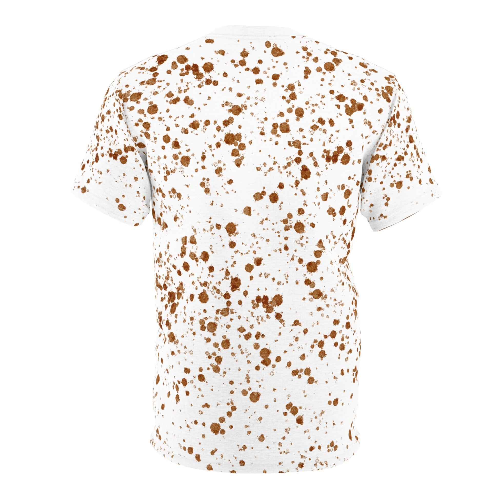 Dynamic Dirt-Biking "Mud Splatter" All Over Print Unisex Cut & Sew T-Shirt