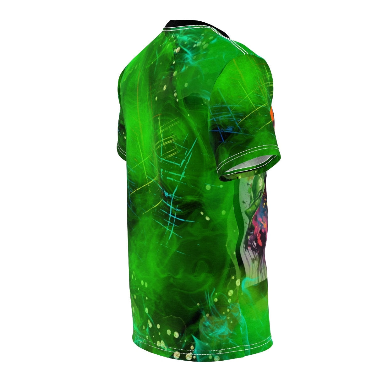 Brilliant! "Hulk" Paint-Splatter All Over Print Unisex Cut & Sew T-Shirt