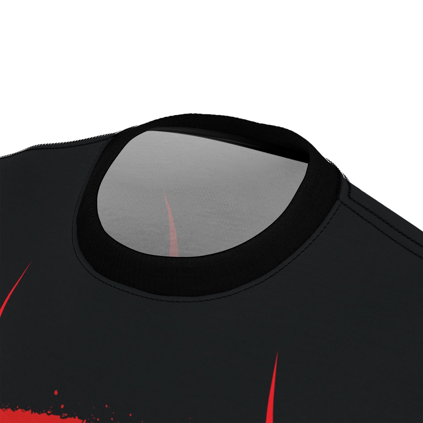 Miles Morales Unisex Cut & Sew Black Tee (AOP)